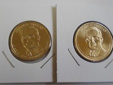 2 Coin Set 2015 P D Harry S. Truman Presidential Golden Dollar. Gold 1 UNC
