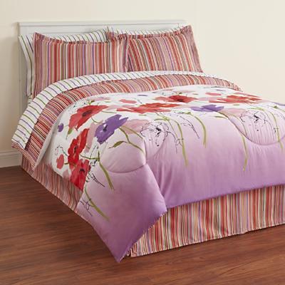 Essential Home 8 Piece Complete Bed Set - Olivia Pick your Sz: King,Queen,Full,T