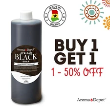Liquid African Black Soap 32 oz. Pure Organic Unrefined Ghana Face & Body Wash