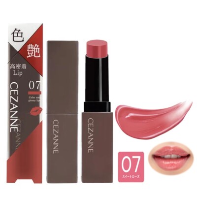 CEZANNE Lip Color Shield Long Lasting Glossy Lipstick 3.7g