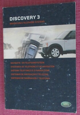 LAND ROVER DISCOVERY 3 SAT NAV NAVIGATION OWNERS GUIDE - HANDBOOK - USER GUIDE.