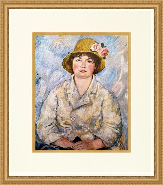 Pierre Auguste Renoir Madame Renoir Museum Print Newly Custom