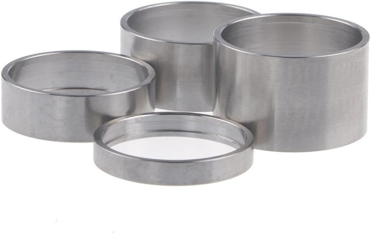 Titanium Bicycle Headset Spacer 1-1/8" (5-10 - 15-20mm) Pack of 4
