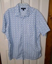 Cremieux Men's Blue Floral S/S Button Down Shirt