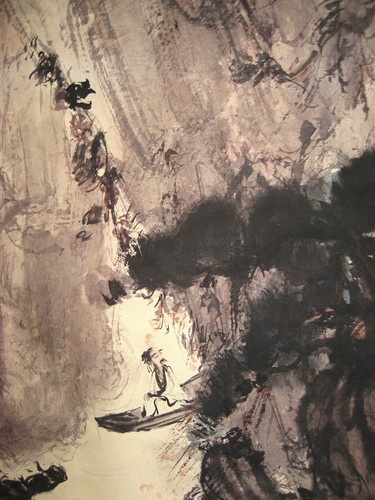 Excellent Old Chinese Painting Scroll Landscape By Fu Baoshi 傅抱石 - Picture 3 of 23