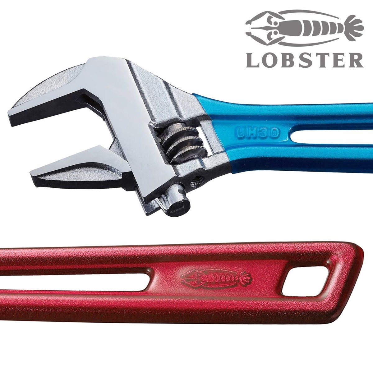 LOBTEX LOBSTER Hybrid Monkey Adjustable Wrench 200mm 8in UM30 Made