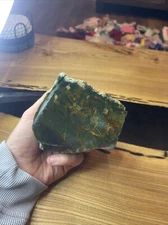 Estate Find Unidentified Rock Mineral Jasper ? Green Chunk Display Specimen 2lb