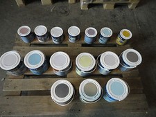 LOT DE 6 POTS DE PEINTURE 0,250 L CHACUN COULEUR VARIEES MARQUE HISTOR