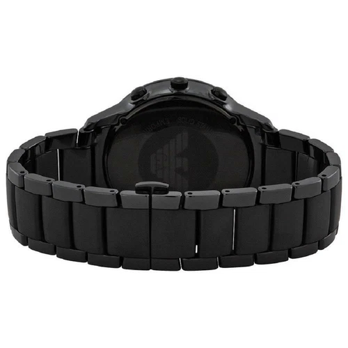 Brand New Emporio Armani Renato Ceramica Chronograph Black Men's Watch AR1451 - Picture 6 of 7