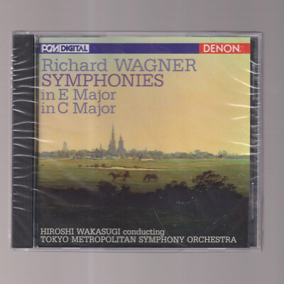 Richard Wagner: Symphonies in E major, in C major (CD, 1993, Denon) New #0924JJ