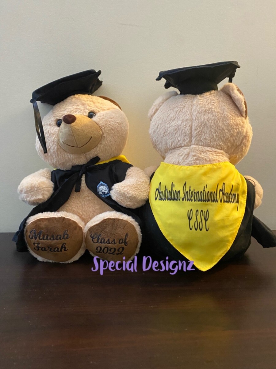 Personalised Graduation Bear plush Australia