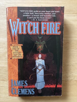 Witch Fire by James Clemens Paperback The Banned and Banished Series