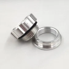 🔥 Aluminum Weld On Bung Screw Cap Oil Fuel Filler Tank Universal 