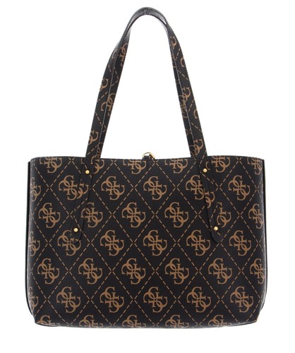 GUESS Eco Brenton Tote Shopper Tasche Brown Logo dunkelbraun hellbraun Neu - Bild 4 von 6