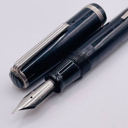Esterbrook Fountain Pen 3 Ridge Transitional Flat Bottom Black 2668 Nib Model J - 第 1/4 張圖片