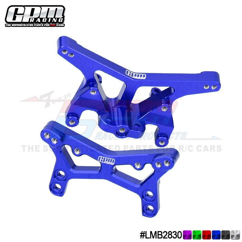 Aluminum Shock Towers For LOSI Micro-B & Micro-T RC Cars - CNC Upgrade Parts Replace LOS-1770