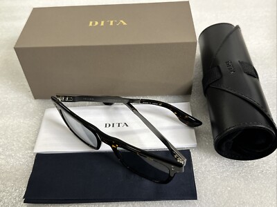 New DITA DTS120-51-02 Telion Tortoise Gunmetal Sunglasses 51-22-148