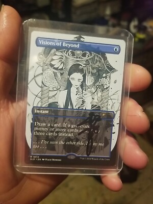 MTG SLD 彼方の映像/Visions of Beyon Sign 桃桃子 MARVELなども手掛けるpeach MoMoKo氏のSecret Lairが登場