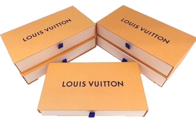 LOUIS VUITTON ギフトボックス 5個セット Auth Louis Vuitton Yellow Gift Box Long Wallet Case Only 5