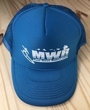 Maui Wave Riders Hat Blue Surfing Foam Mesh Snapback Baseball Cap PRISTINE