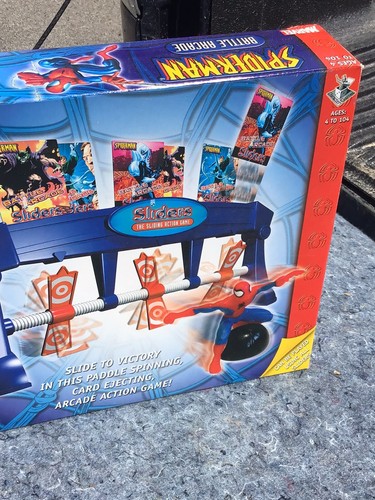NOS 2003 MARVEL SPIDERMAN SLIDERS Battle Dome ACTION GAME *RARE* - Picture 3 of 5