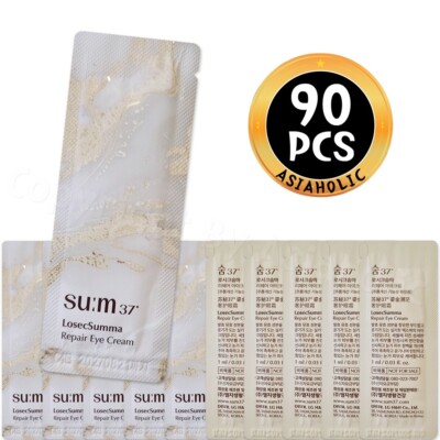 SU:M37 LosecSumma Repair Eye Cream 1ml x 90pcs (90ml) Sample Sum37 Newest Ver