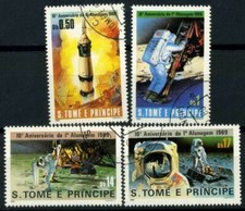Saint Thomas et îles du Prince 1979 Mi. 646-649 Oblitéré 100% SpaceRaum