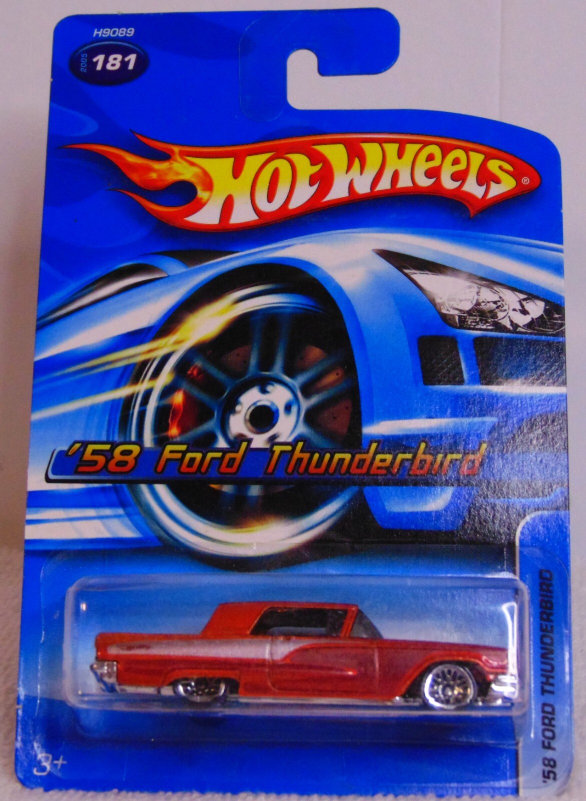 Hot Wheels 1958 Ford Thunderbird Red 2005 #181