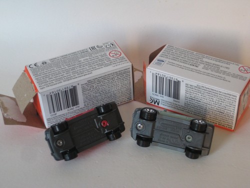 Matchbox 1983 Ford Fiesta Mk2 Green Red PAIR Toy Model Car 65mm Mark Two II - Picture 3 of 3