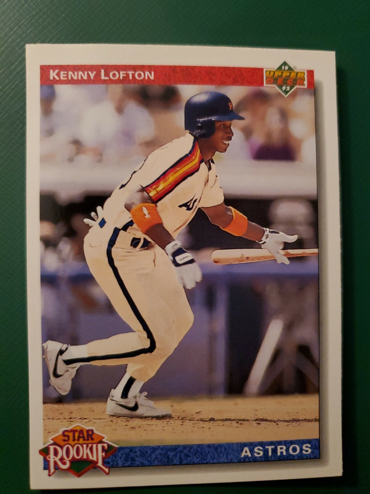 1992 Upper Deck Kenny Lofton 25 Star Rookie Baseball Card Indians