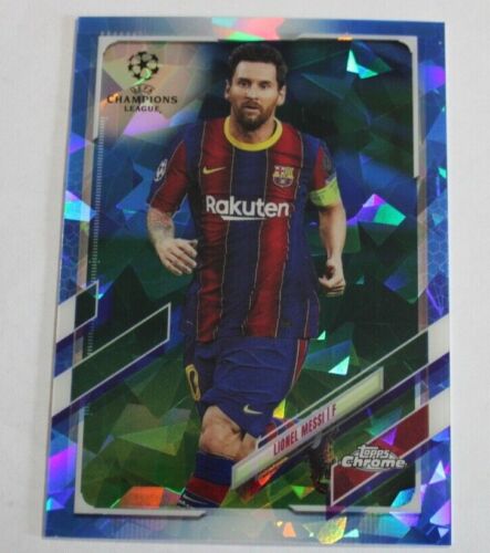 TOPPS CHAMPIONS LEAGUE SAPPHIRE 2021 N.1 LIONEL MESSI BARCELONA