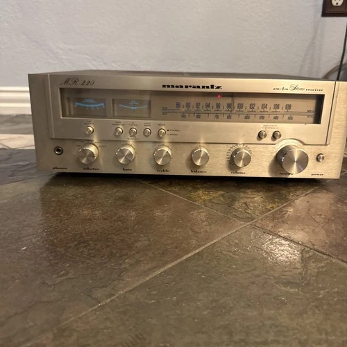 vintage marantz mr-220 am/fm stereo receiver Not Tested