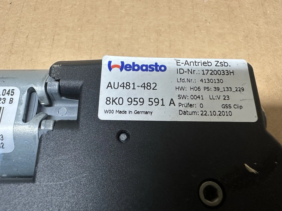 Audi S4 B8 2011 techo corredizo motor Foto 3 de 3