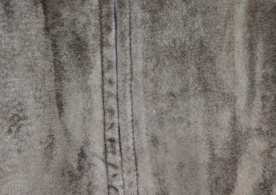 Roundtree & Yorke Men's Suede Bomber Jacket Coat Size XL - Image 3 of 4