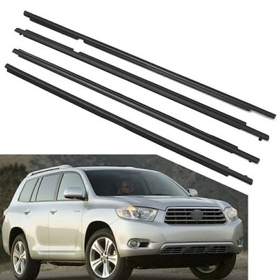 Fensterdichtung außen Abdichtschiene Leiste Für Toyota Highlander 2008 2009-2013