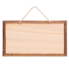  Panneau en bois brut de forme carrée, décoration de plaque en bois à faire