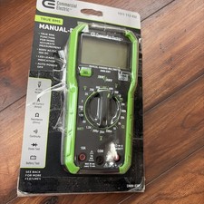 Commercial Electric 600-Volt True RMS Manual-Ranging Digital Multimeter