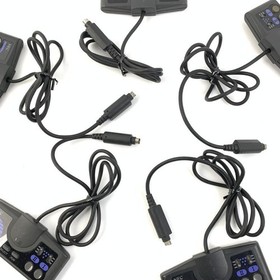 NEC PC Engine Controller Duo Black Lot of 5 Tested Works From Japan 4291 UT