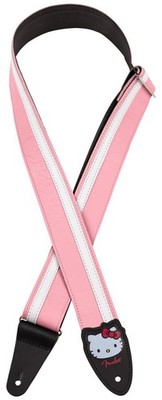 Fender x Hello Kitty Leather Strap Pink | eBay
