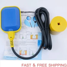 16 FT Float Switch Sensor Water Sump Pump NO/NC Controller Pump Switch 