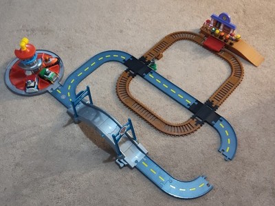 Paw Patrol Adventure Bay Mega Roll Track Set Racers *Incomplete*