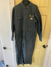 vintage big mac overalls 42regular Embroidered With Name And Fire Company