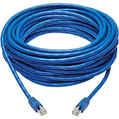 Tripp Lite N261P050BL 50ft Cat6a Snagless F/UTP Ethernet Cable Blue
