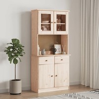 Highboard Alta Kiefer Massivholz Landhausstil 77X35X165 Cm
