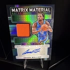 2024-25 Panini Obsidian - Matrix Material Autographs Cason Wallace #MM-CWO...
