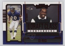 2023 Panini Contenders Historic Draft Class Red Ed Reed #HDC-ER HOF 0jm6