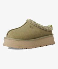 UGG Tazz II Green Slipper mit Plateau / Olive Frog Low Noise Brass/ Größe 39