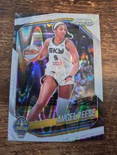 2025 Panini Prizm WNBA - Angel Reese #92 White Seismic Prizm