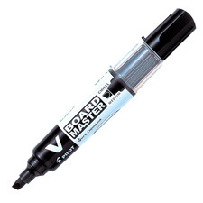 Pilot V Board Master Whiteboard Marker Chisel Medium Tip Black Refillable 5mm