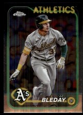JJ Bleday 2024 Topps Chrome #190 Athletics MLB READ FREE SHIPPING AutographDen